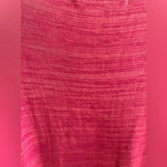 Peruvian Connection Red Tunic Dress Size Sm Lagenlook Comfy Lightweight Pockets - Picture 5 of 8